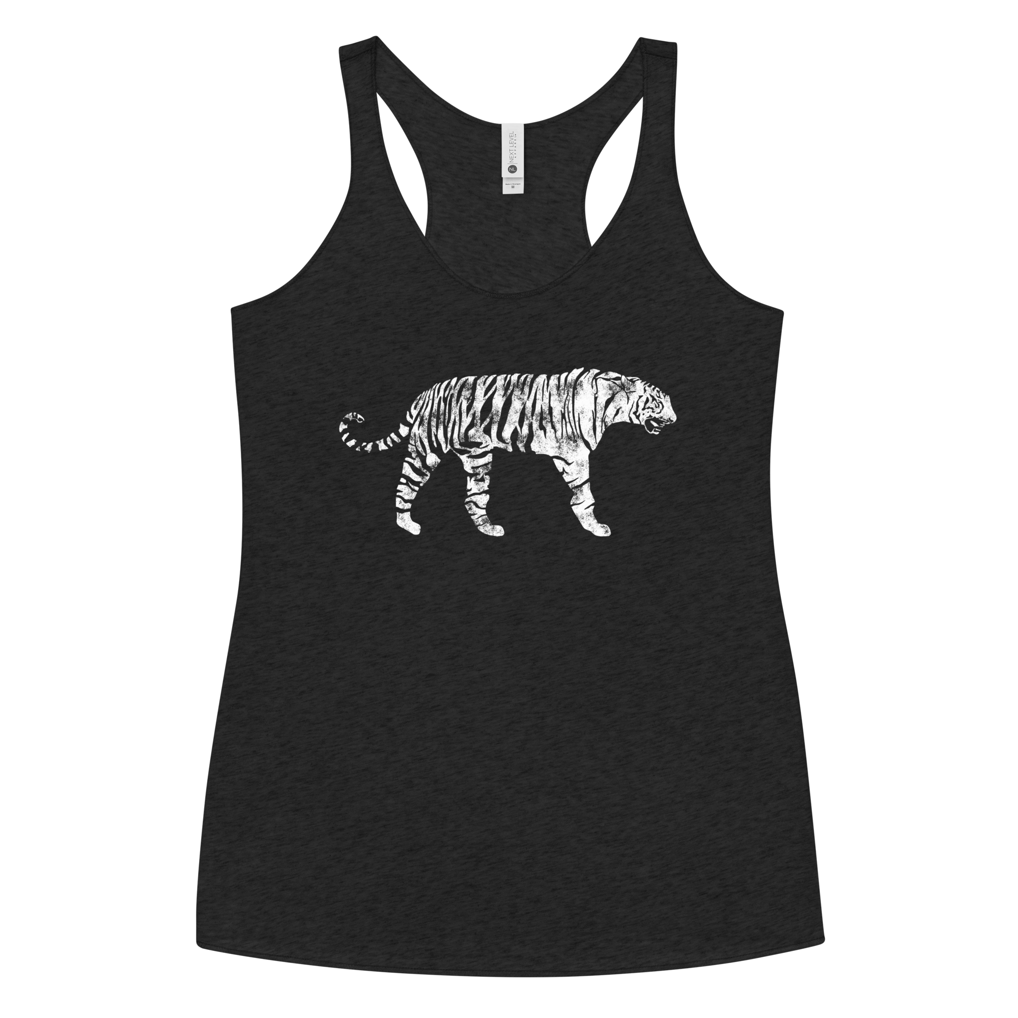 White Bengal Tiger Women's Racerback Tank