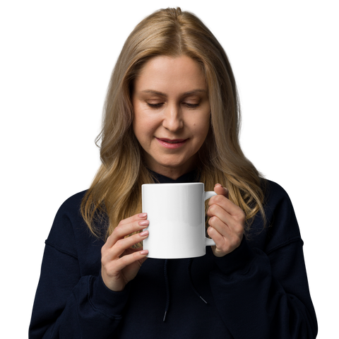 Joe Burr White glossy mug