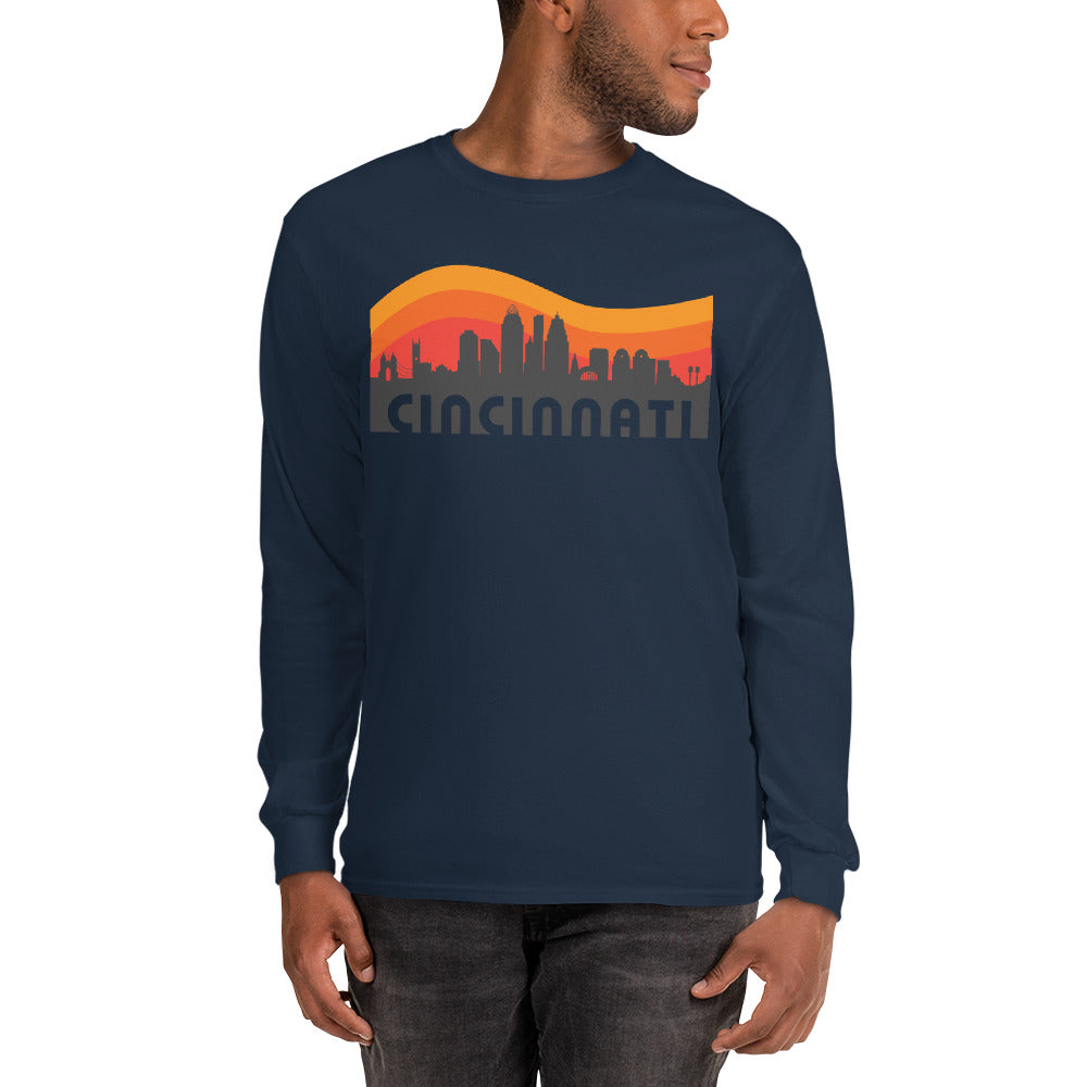 Retro Cincinnati Long Sleeve T-Shirt