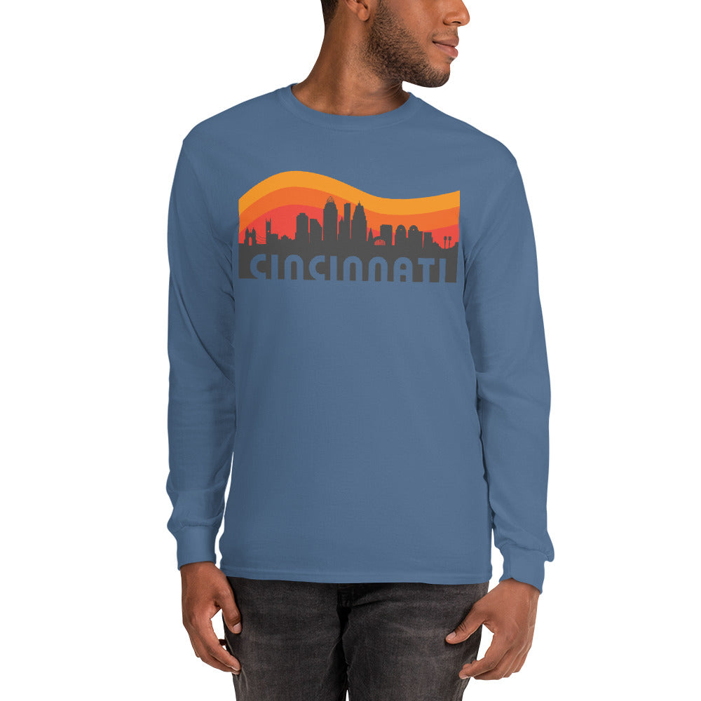 Retro Cincinnati Long Sleeve T-Shirt