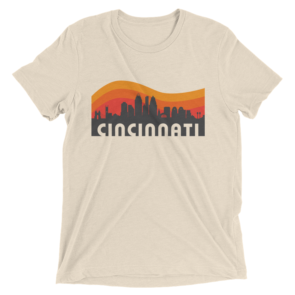 Retro Cincinnati Skyline