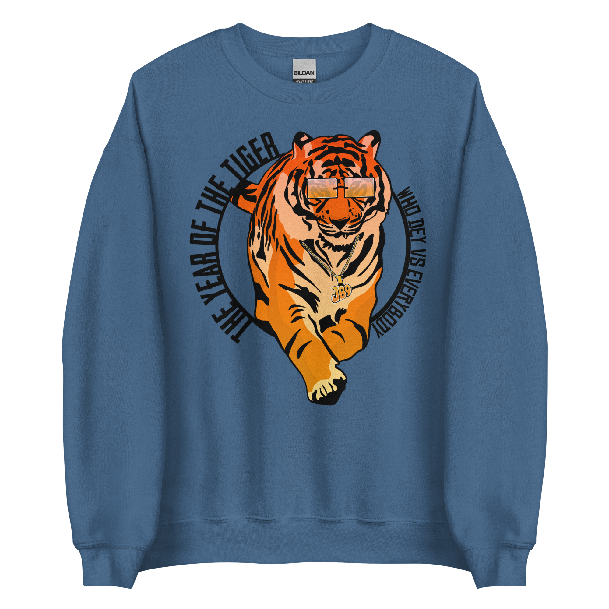 Year of the Tiger: Who Dey Vs Everybody - Sweatshirt