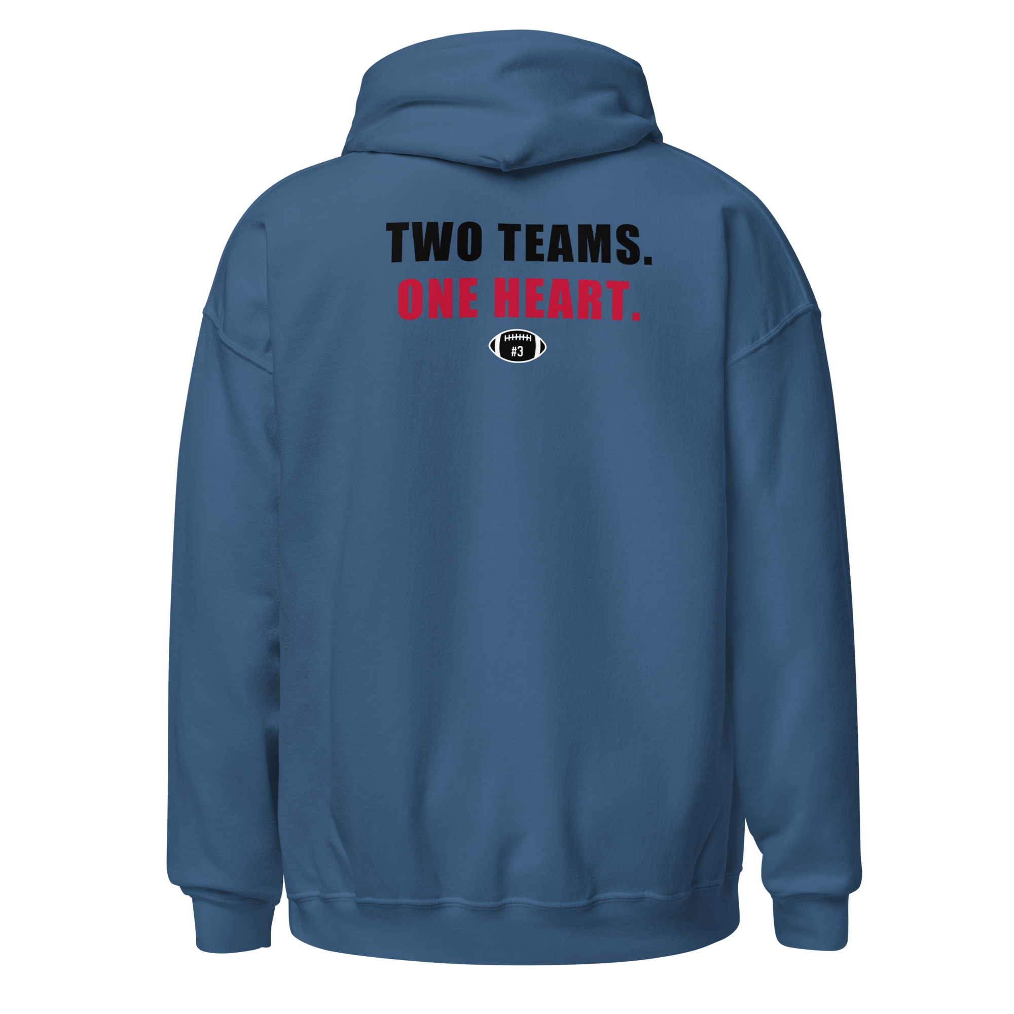 Pray For Damar Cincinnati Buffalo Heart Unisex Hoodie (100% Proceeds Donated)