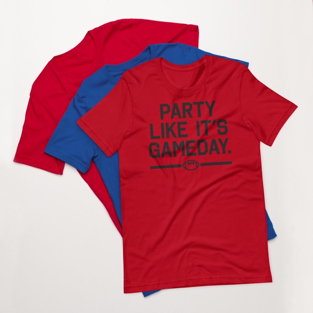 Party Like It's Gameday. (Football)